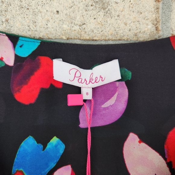 NWT Parker Cora Floral Print Maxi Dress - Picture 4 of 6